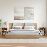 Bedside Cabinets 2 pcs Artisan Oak 40x30x50 cm Engineered Wood 856419