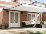 Awning Frame White 500 x 300 cm Polyester with PU coating 3331367