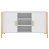 Sideboard White 107x38x60 cm Engineered Wood 345678