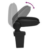 Car Armrest Black 15x32x cm ABS 154683