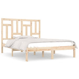 Bed Frame without Mattress 200x200 cm Solid Wood Pine 3104563