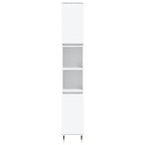 3 Piece Bathroom Furniture Set White Engineered Wood 3190213