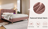 Upholstered Double with USB and Type-C Charging, Frame with Wooden Slatted Frame, Teenager N601P288478R