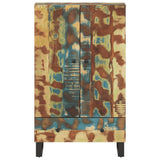 Highboard with Drawer 60x33x100 cm Solid Wood Reclaimed&Iron 352935