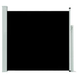 Patio Retractable Side Awning 170x300 cm Black 317886