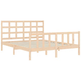Bed Frame without Mattress 160x200 cm Solid Wood Pine 3192111