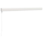 Retractable Awning Yellow and White 3x2.5 m Fabric and Aluminium 3154531