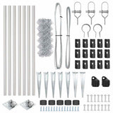 Welded Wire Fence with Spikes 10 x 0.8 m 3351204