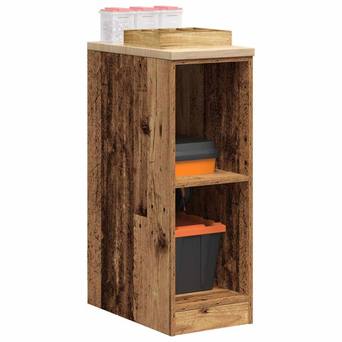 ZNTS Garage Storage Cabinet Old Wood 30x51x85 cm Solid Wood Pine 860533