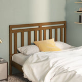 Bed Headboard Honey Brown 166x4x100 cm Solid Wood Pine 814107