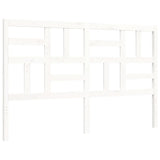 Bed Frame without Mattress White 160x200 cm Solid Wood Pine 3193087