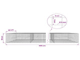 Gabion with 5 mm Wire and 5x5 cm Mesh 400x50x50 cm 3464234