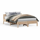 Bed Frame without Mattress 160x200 cm Solid Wood Pine 3216194