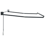 Manual Retractable Awning Frame Anthracite 3 x 2 m Aluminium 42024184