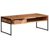 Coffee Table 110x55x40 cm Solid Wood Acacia 373616