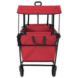 Folding Hand Trolley Red 105 x 56.5 x 116 cm Oxford Cloth 42020665