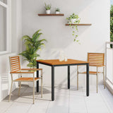 Garden Dining Set 3 pcs Beige and Brown Poly Rattan 3365492