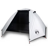 ZNTS Camping Tent Dome 2-Person White Blackout Fabric Waterproof 94326