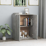 Sideboard Concrete grey Engineered wood 60 x 30 x 75 cm Sideboard 800733