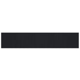 Rug Rectangular Black80x400 cm Bamboo 376918