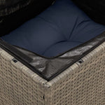 Garden Sofa 8 pcs Grey and beige 172 x 62 x 69 cm Poly rattan 366165