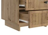 Bedside Cabinet Artisan Oak 43 x 41 x 66.5 cm Engineered Wood 893874