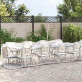 Clear Tarpaulin with Eyelets 4x5 m Polyethylene 4018563