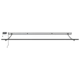 Manual Retractable Awning with LEDs Brown 500x300 cm 3310217