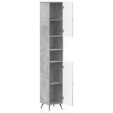 Bathroom Cabinet with Open Shelf BREDA Concrete Grey 897478