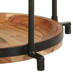 ZNTS Side Table Ø55x83 cm Solid Wood Acacia 4013510