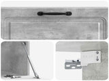 Wall-Mounted TV Cabinet Concrete Grey 98 x 31 x 30 cm 899408