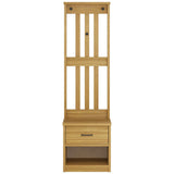 Hall Tree SANDNES 45x40x159.5 cm Solid Wood Pine 4010482