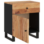 Bedside Cabinet 50x33x60 cm Solid Wood Acacia&Engineered Wood 350657