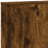 5 Piece TV Wall Units Smoked Oak Engineered Wood 3216468