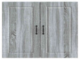 Wall Cabinet PORTO Grey Sonoma 80 x 31 x 80 cm Engineered Wood 885411