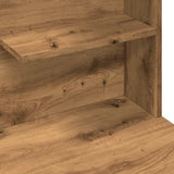 Dressing Table with LED Artisan Oak 74.5x40x141 cm 857022