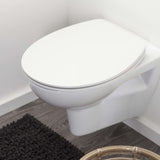 ZNTS Tiger Toilet Seat "Blade" White 426433