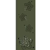Solar LED Pathway Light 2 pcs Olive Green Cold Rolled Steel 879740