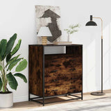 Drawer Cabinet Smoked Oak 70x41x83.5 cm Engineered Wood 849091