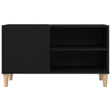 Record Cabinet Black oak 84.5 x 38 x 48 cm Engineered Wood 862866