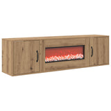 Electric Fireplace Artisan Oak 140.5 x 30 x 39 cm 8021006