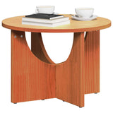 Coffee Table Wax Brown 50 x 50 x 35 cm Solid pine wood 873531