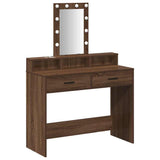 Dressing Table Brown 100 x 41 x 140 cm Engineered Wood 865178