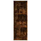 Bookcase Smoked Oak 40x30x114 cm Engineered Wood 857871