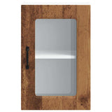 Kitchen Wall Cabinet with Glass Door Kalmar Old Wood Engineered Wood 853535