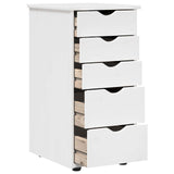 Cabinet White 34 x 39 x 61.5 cm Solid Pine Wood 42028349