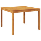 Garden Dining Table 110x110x75 cm Solid Wood Acacia 366369
