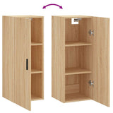 Wall Mounted Cabinet Sonoma Oak 34.5x34x90 cm 828871