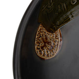Countertop Basin Black Round 41x14 cm Ceramic 155058