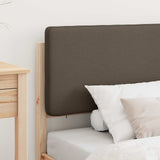 Bed Frame with Upholstered Headboard Taupe 80 x 200 cm 877942